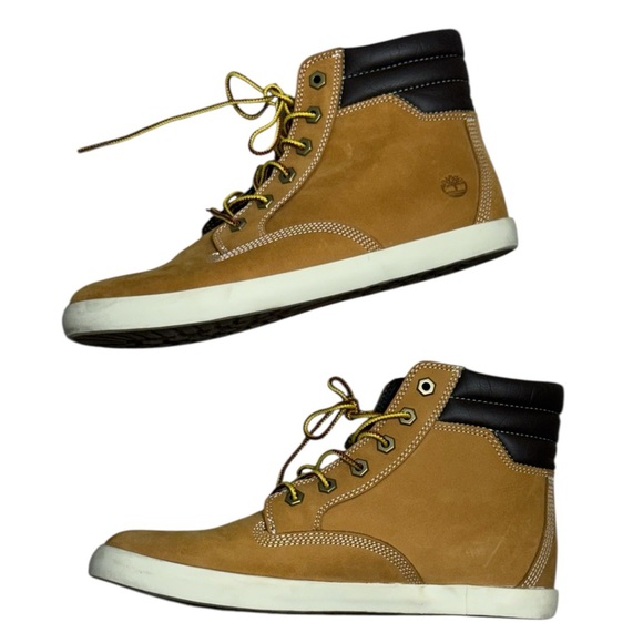 Timberland Dausette Sneaker Boot Wheat brown Nubuck Women’s Shoes Size 10 - Picture 2 of 7
